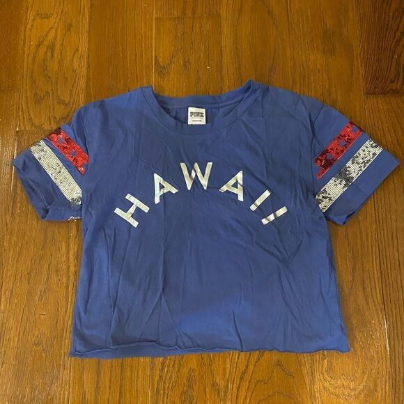 Hawaii Victoria’s Secret PINK crop top - Picture 1 of 6